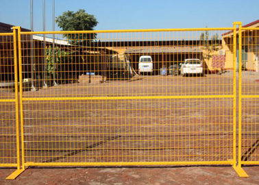 A cerca provisória soldada segurança da rede de arame da estrada almofada a largura de 60X100mm 12FT