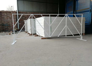 Pvc Coated Crowd Control Barriers Square Tube 25X25MM For Event , 0.7X1.5Meter