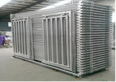 Australia1.8mx2.1m Portable Gate Panels 6 Rails Pre - Hot Dipped Galvanized